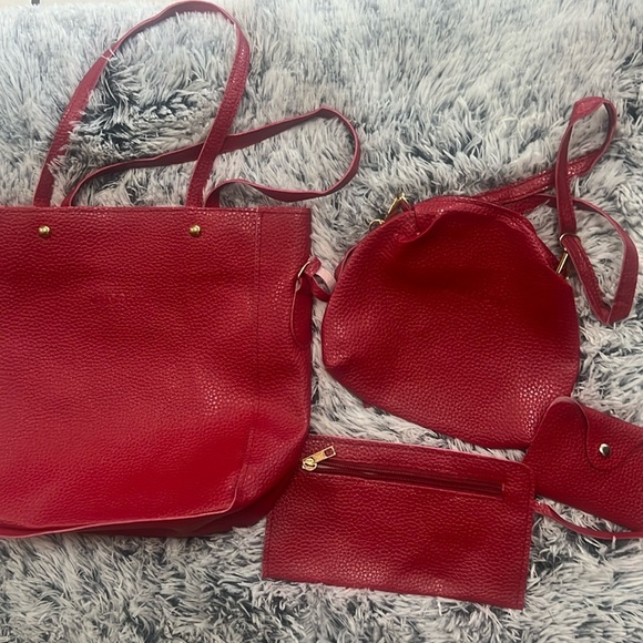 BRAND NEW Jingpin 4 Piece Leather Purse Set. - Picture 1 of 3